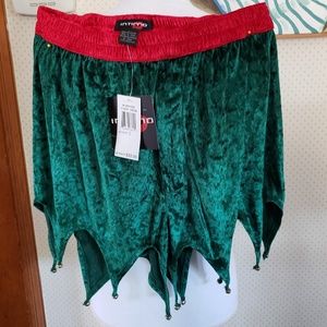 NWT Elf jingle shorts